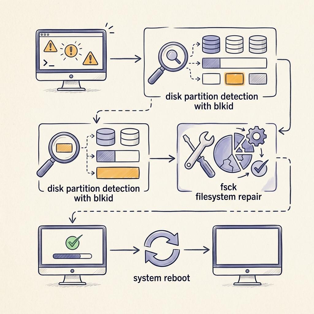 Initramfs Boot Repair Workflow
