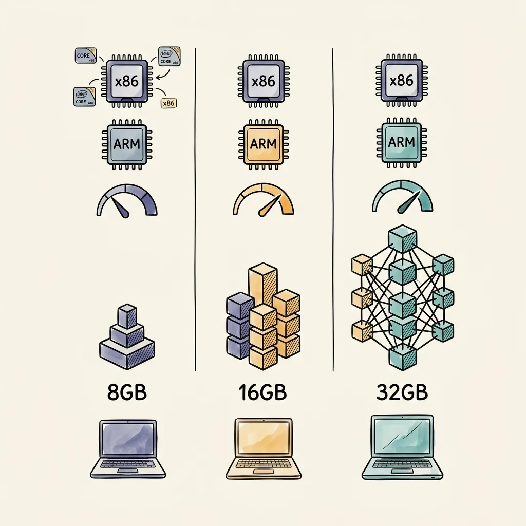 Hardware Selector and RAM Sizing Guide