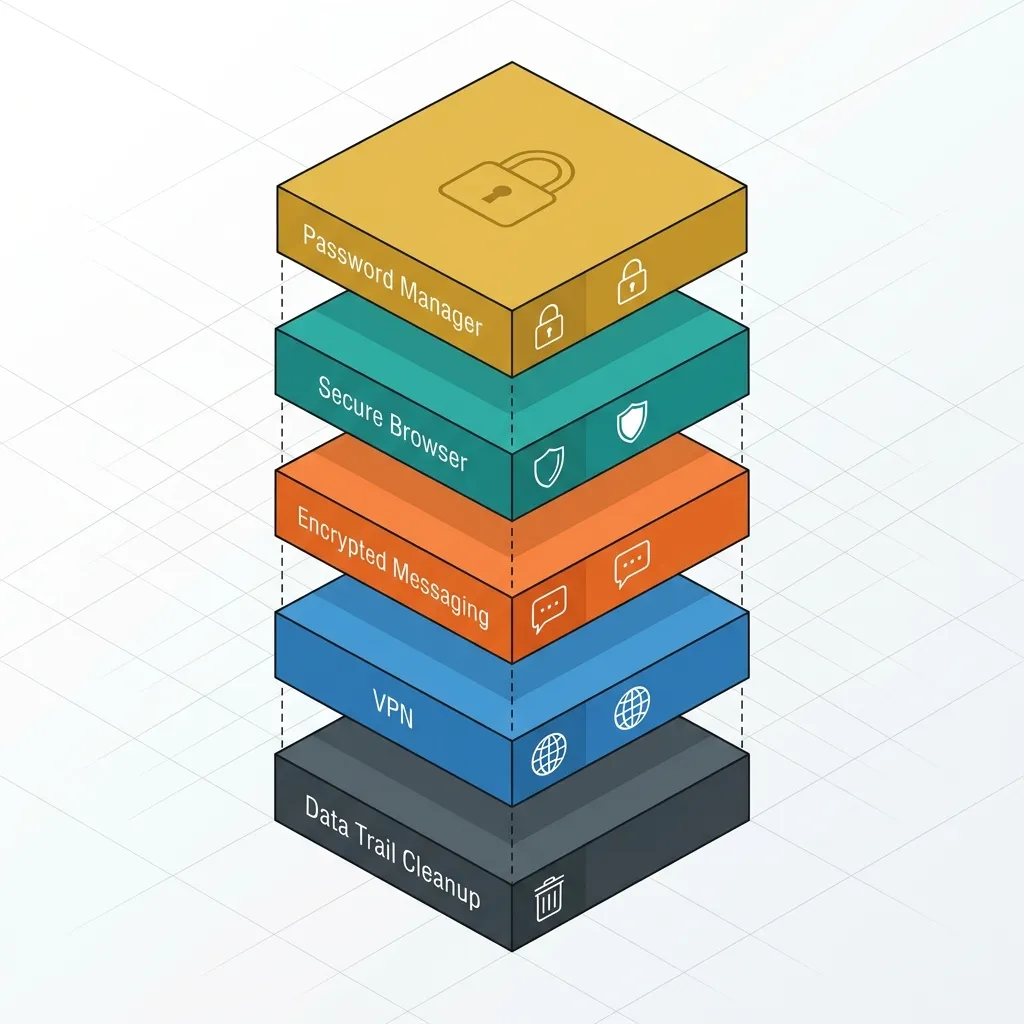 Emergency Privacy Stack Infographic