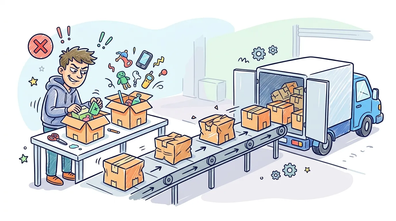 E-commerce supply chain logistics fraud loop