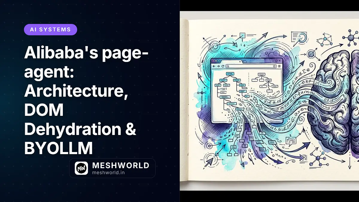 Alibaba's page-agent: Architecture, DOM Dehydration & BYOLLM