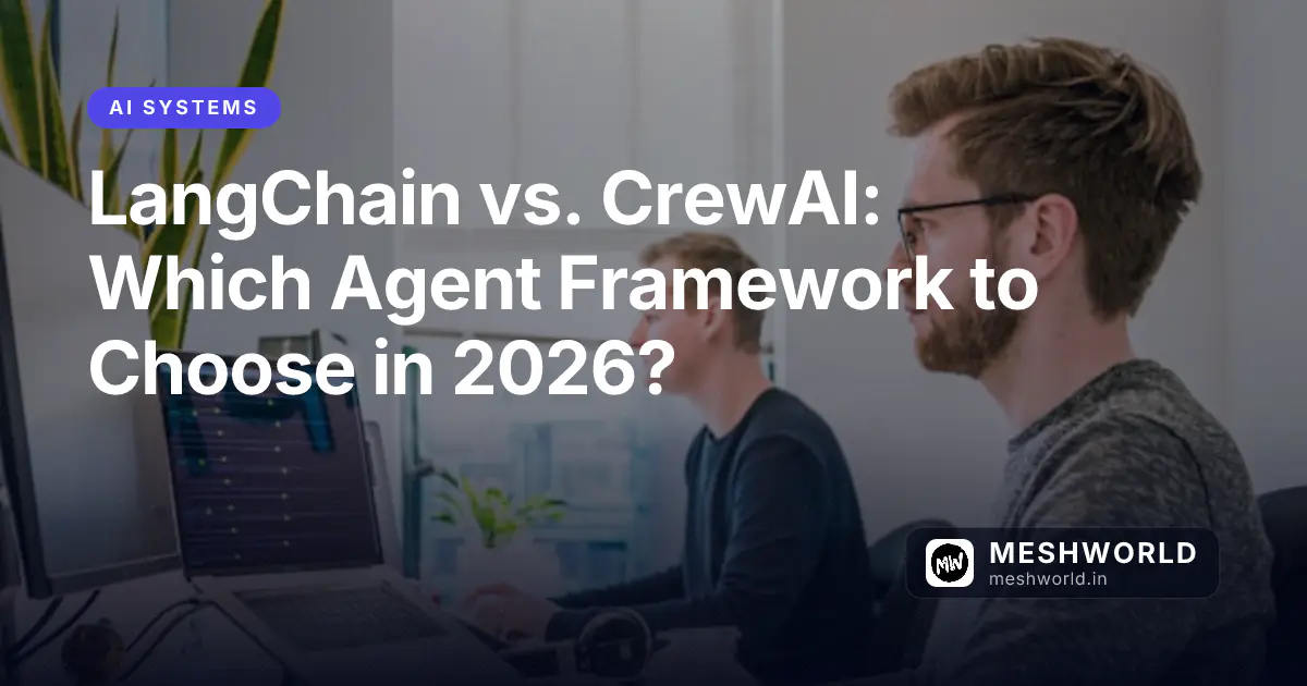 LangChain vs. CrewAI: Which Agent Framework to Choose in 2026?