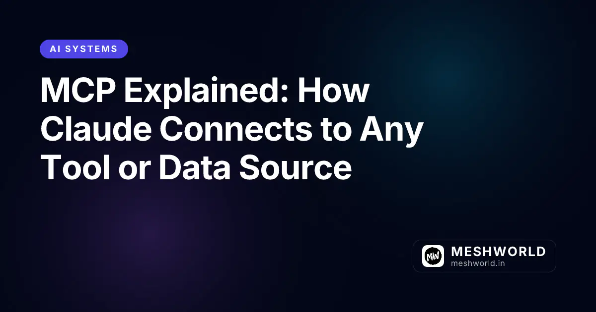 MCP Explained: How Claude Connects to Any Tool or Data Source