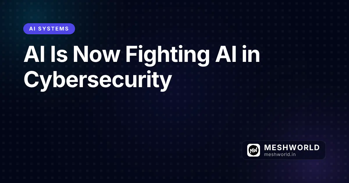AI Is Now Fighting AI in Cybersecurity