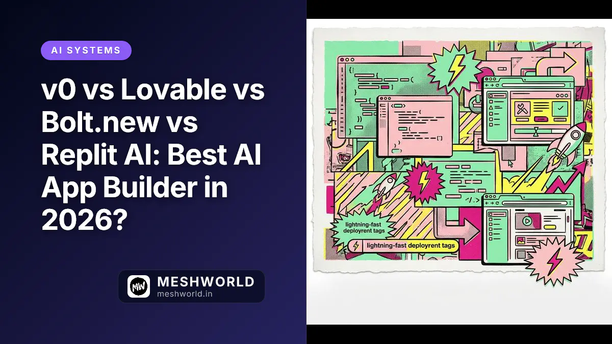v0 vs Lovable vs Bolt.new vs Replit AI: Best AI App Builder in 2026?