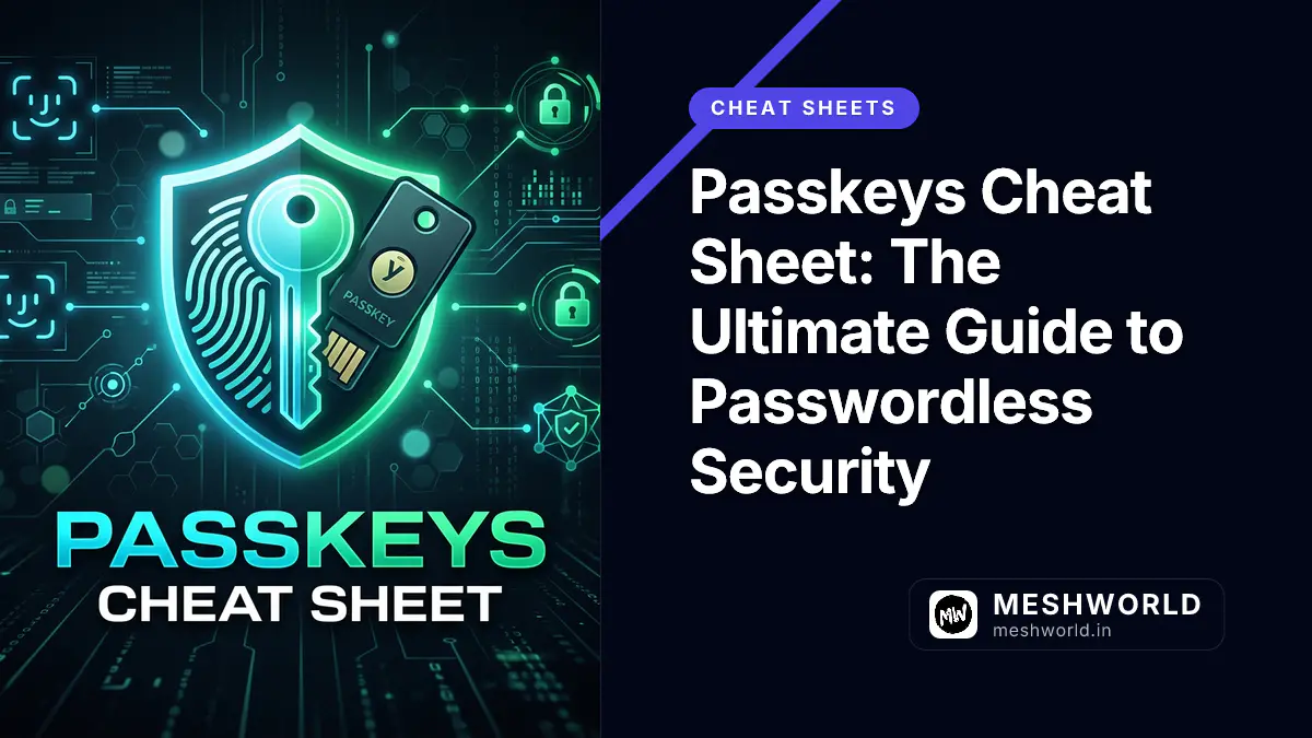 Passkeys Cheat Sheet: The Ultimate Guide to Passwordless Security