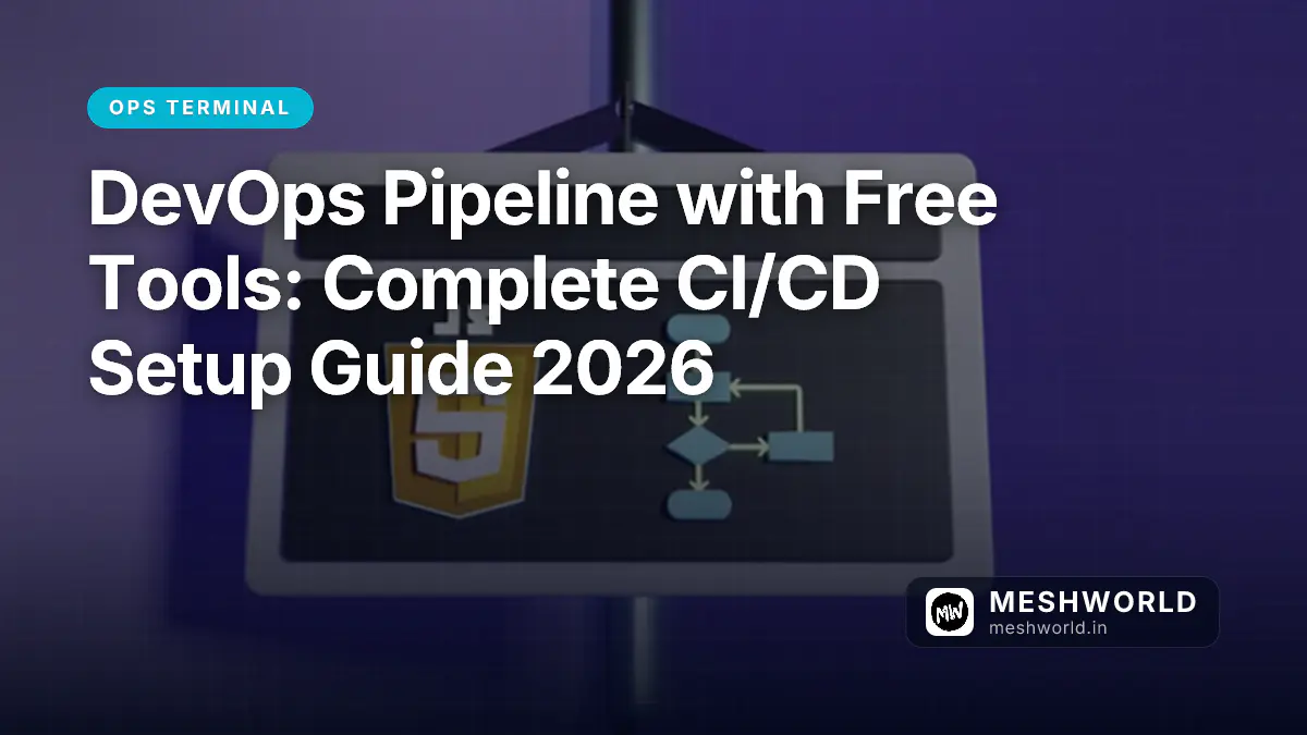 DevOps Pipeline with Free Tools: Complete CI/CD Setup Guide 2026