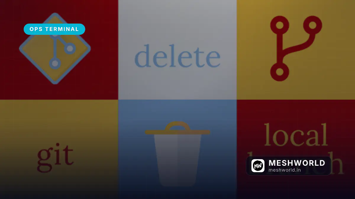 Delete Local Git Branch Using Terminal