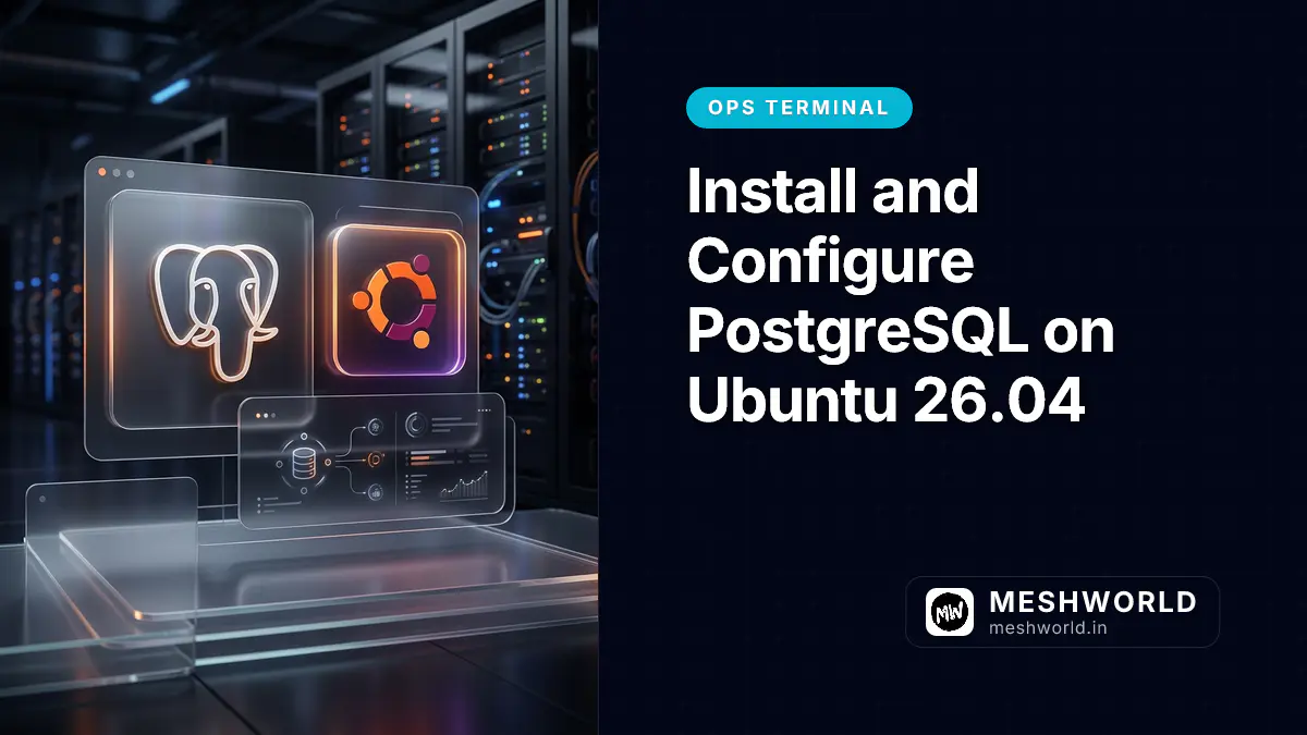 Install and Configure PostgreSQL on Ubuntu 26.04
