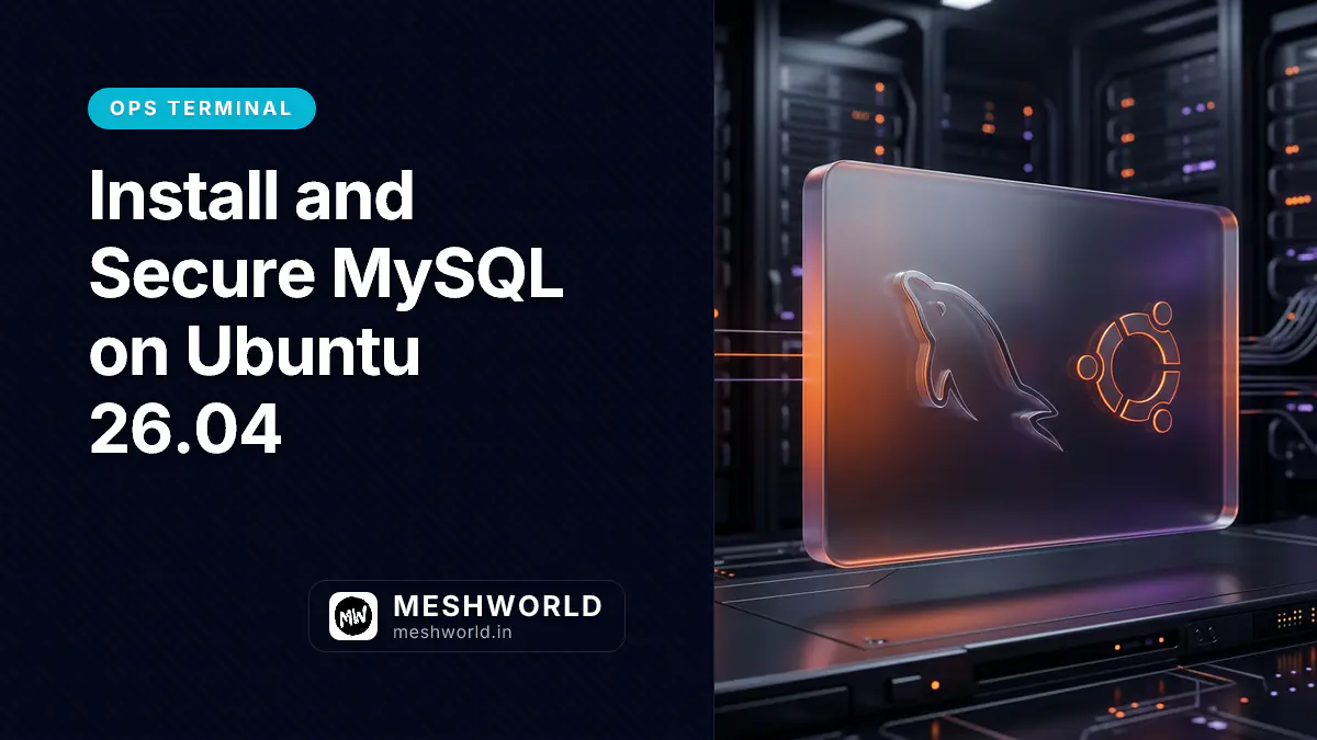 Install and Secure MySQL on Ubuntu 26.04