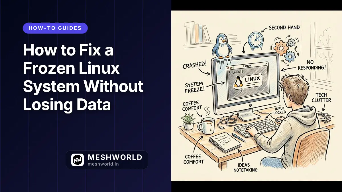 How to Fix a Frozen Linux System Without Losing Data