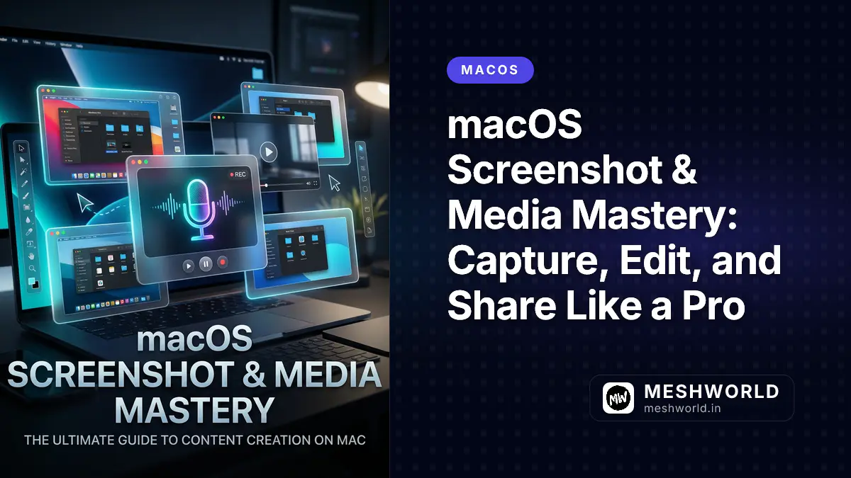 macOS Screenshot & Media Mastery: Capture, Edit, and Share Like a Pro