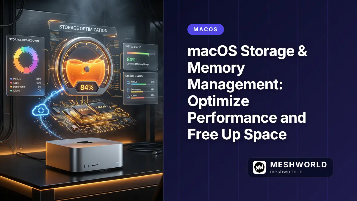 macOS Storage & Memory Management: Optimize Performance and Free Up Space