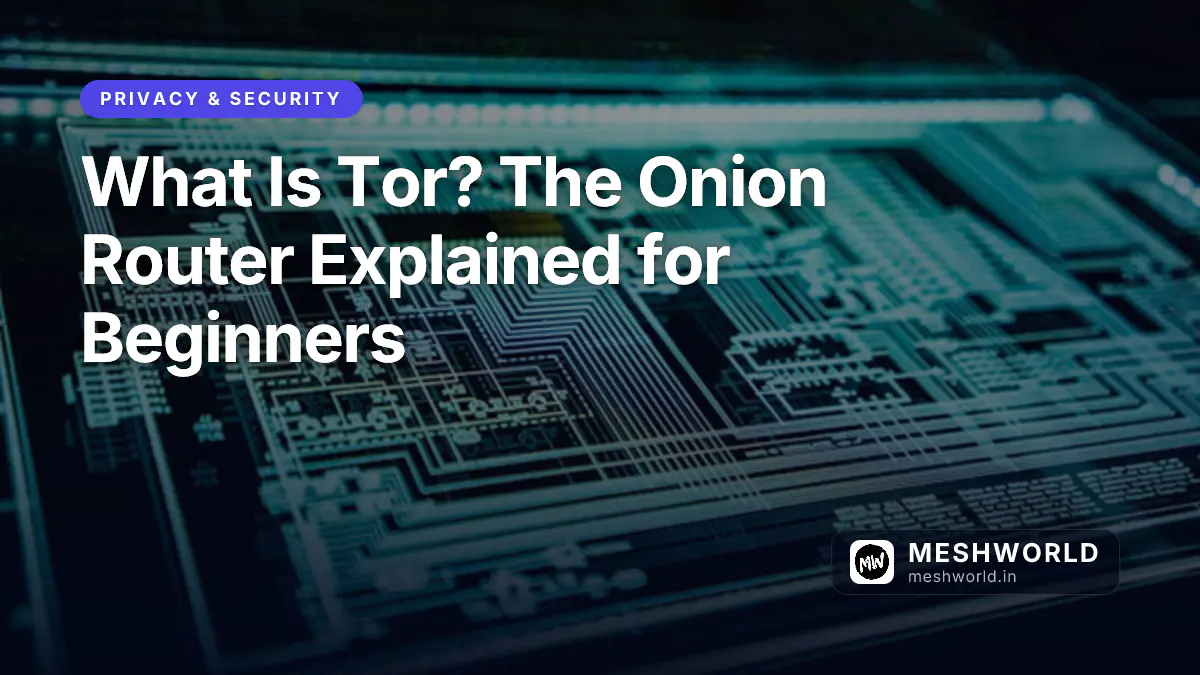 What Is Tor? The Onion Router Explained for Beginners