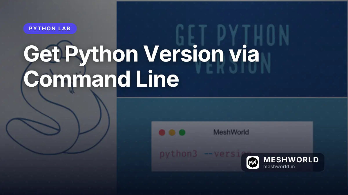 Get Python Version via Command Line