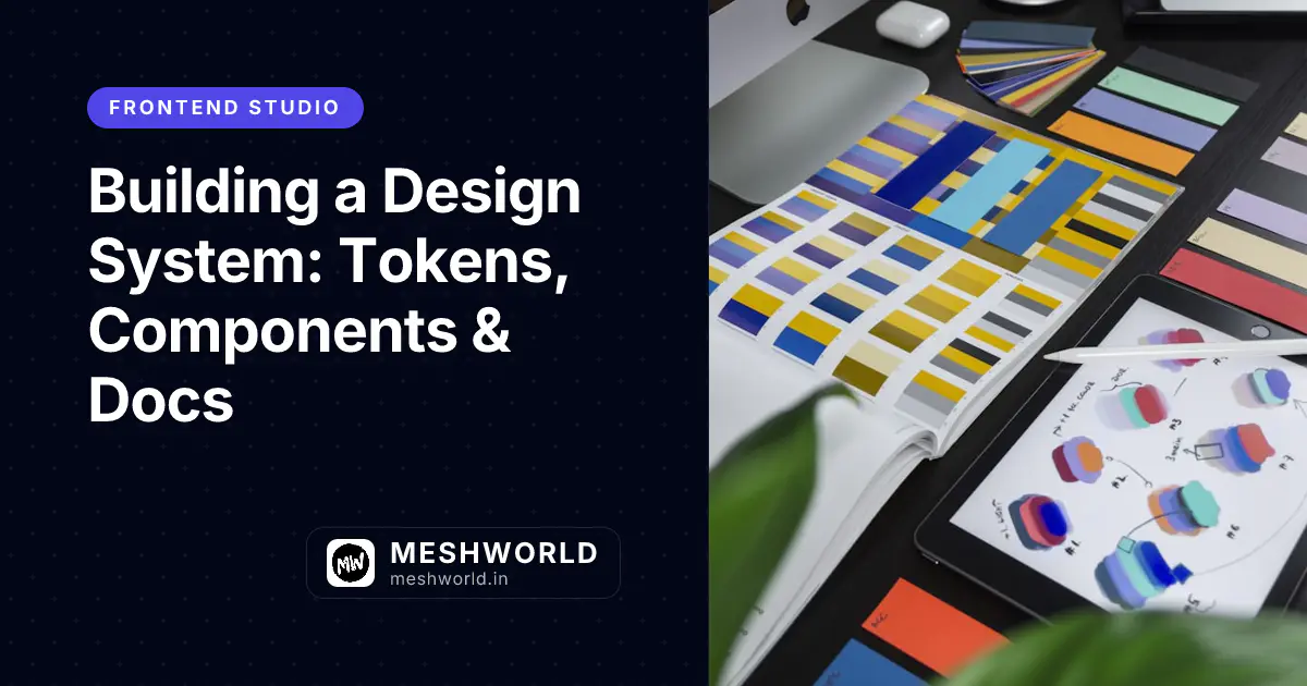 Building a Design System: Tokens, Components & Docs