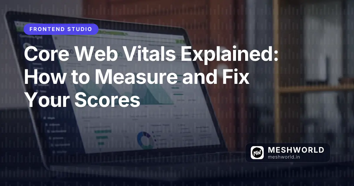 Core Web Vitals Explained: How to Measure and Fix Your Scores